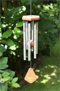 Nature&#39;s Melody Wind Chime, 36 cm silver